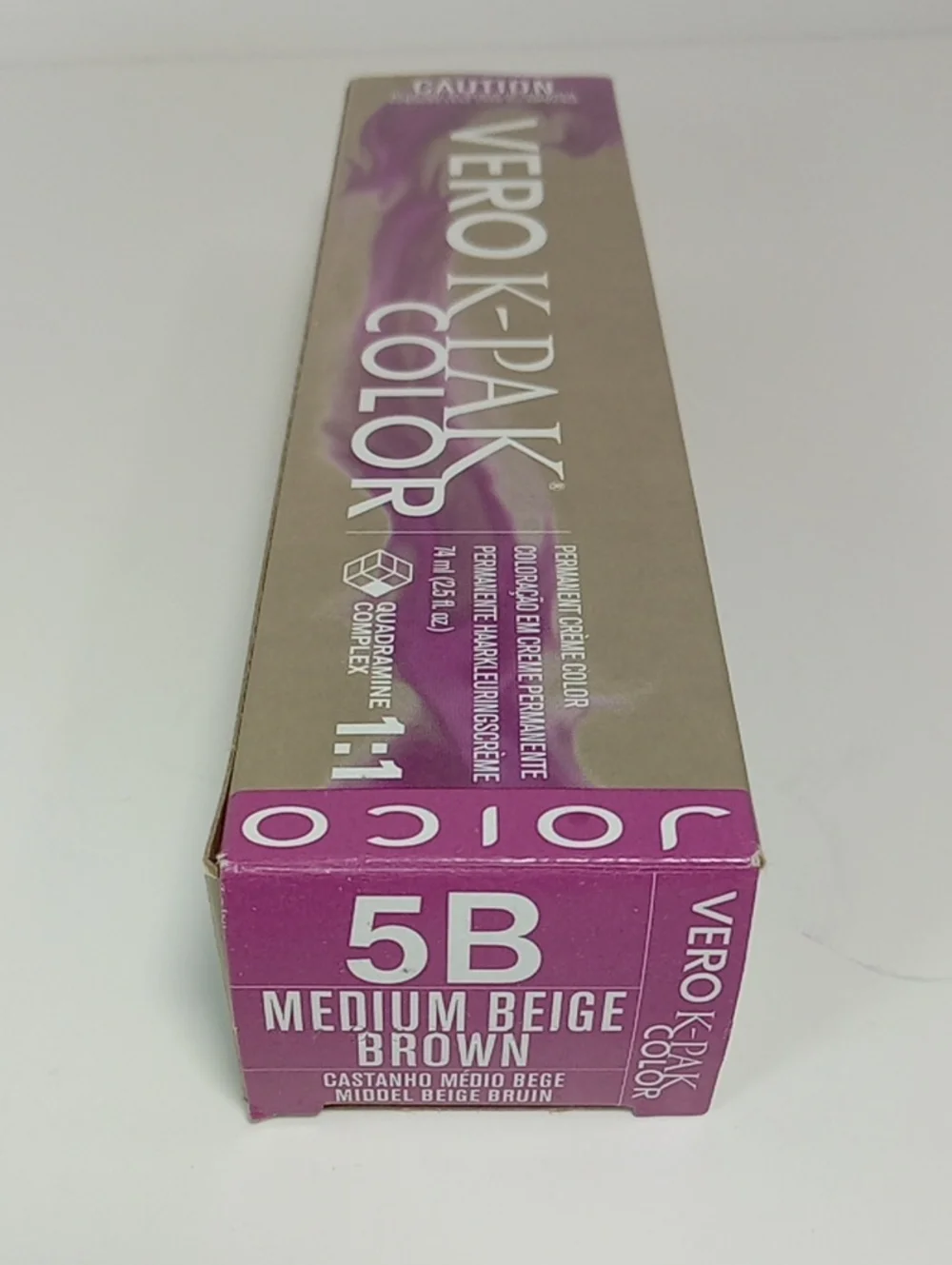 Medium Beige Brown Joico Vero KPak Permanent Creme Hair Color 5B